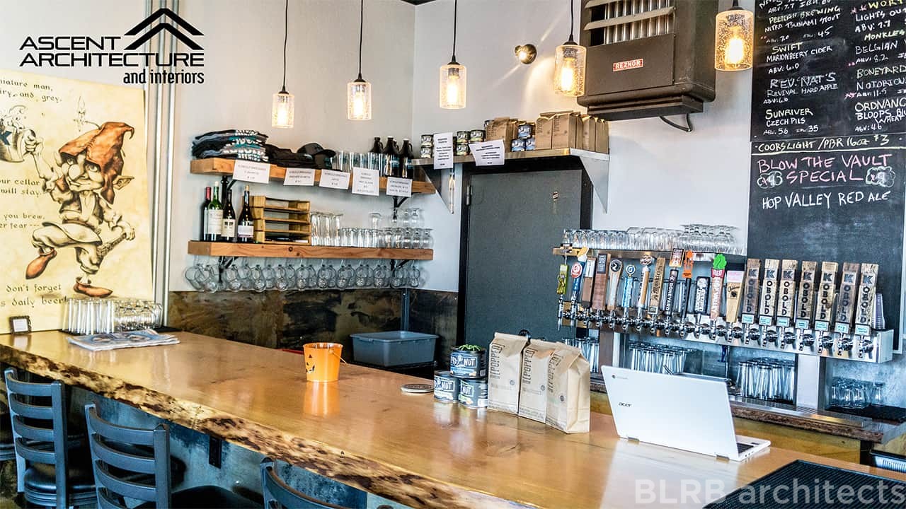 Kolbold Brewings Bar in Downtown Redmond, Oregon